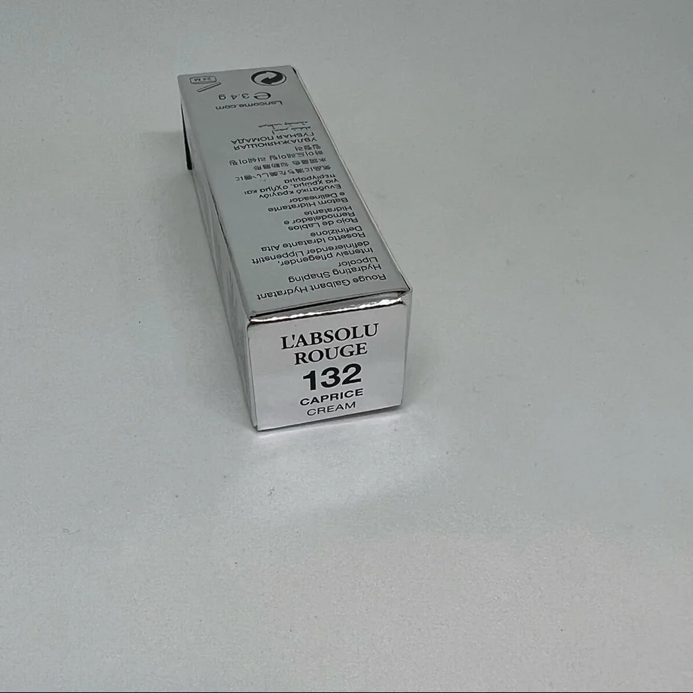 New‎ LANCOME L'Absolu Rouge Lipstick - #132 CAPRICE Cream - Hydrating Lip Color